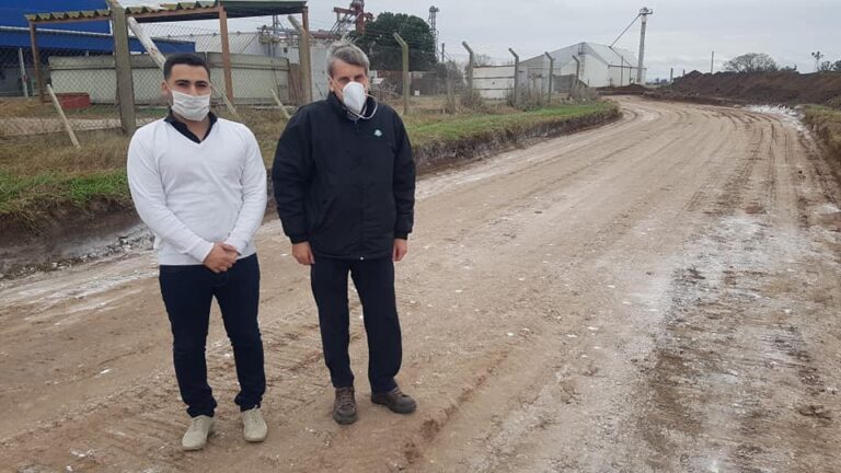 OBRA MUY ESPERADA – Los Cardos tendrá su anhelado acceso de tránsito pesado