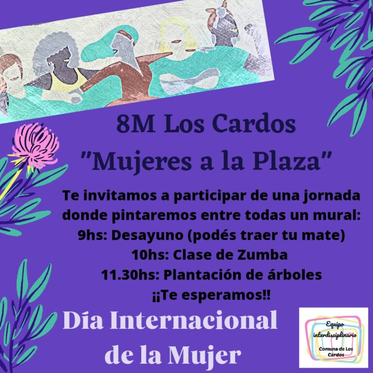 Las actividades el 8M