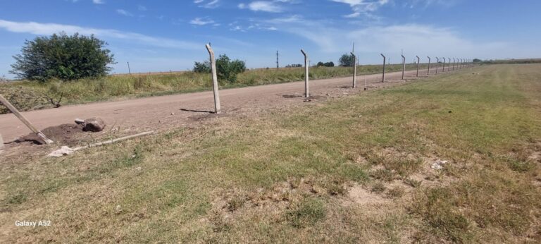 Ya se traslada la cancha auxiliar del club Unión para empezar el loteo