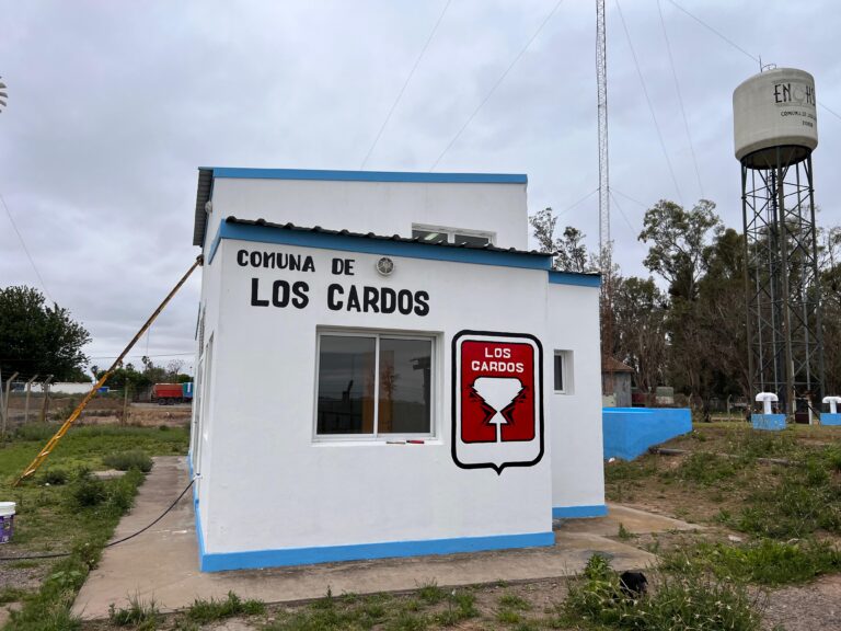 Trabajos de mantenimiento en el predio del agua agua potable