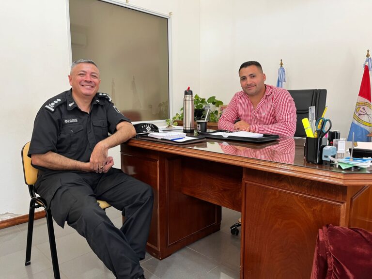 Tramannoni se reunió con el flamante jefe de la Unidad Regional XVIII