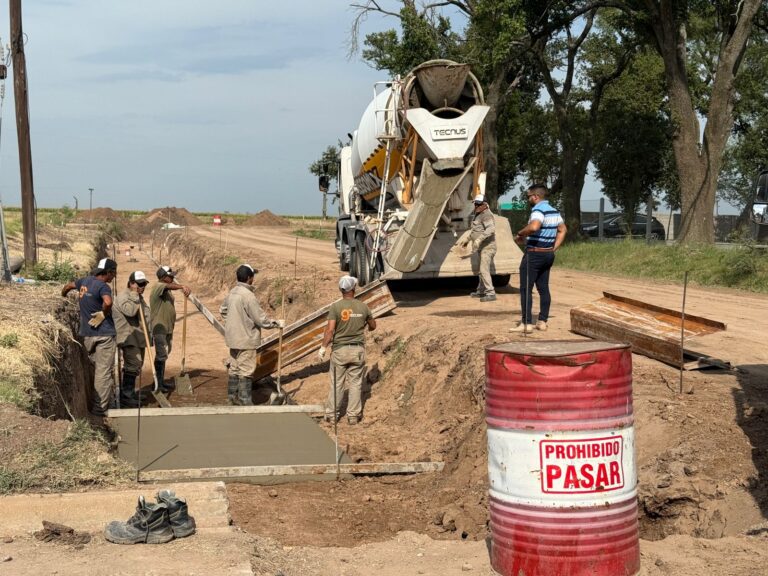 POU – Avanzan los desagües en la zona noroeste