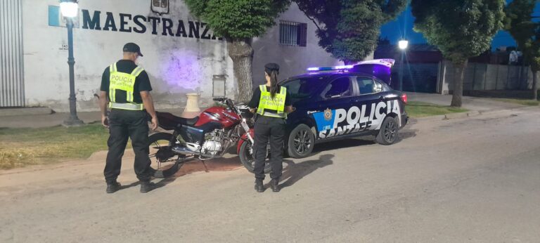 Intenso trabajo en seguridad vial en la localidad de Los Cardos